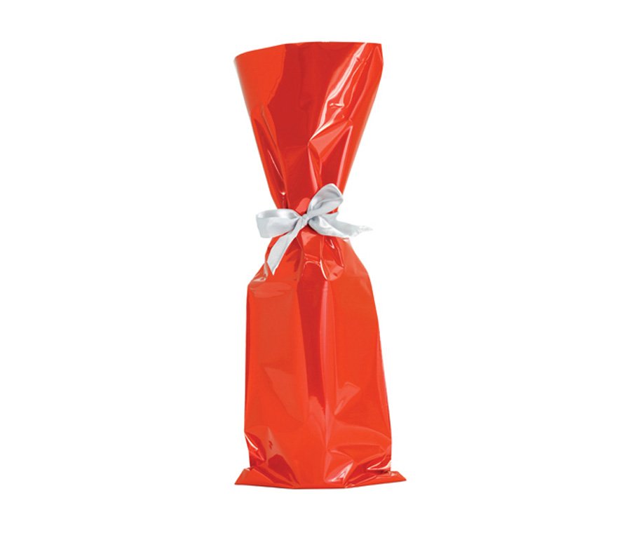 Colored foil wine bottle gift bag cellophane bag