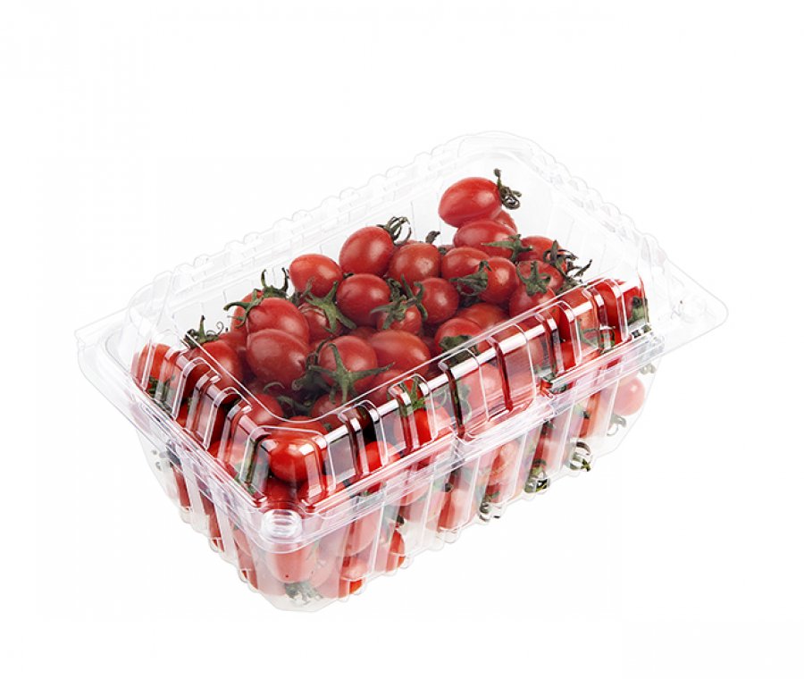 Custom plastic box fruit packaging clamshell fruit container
