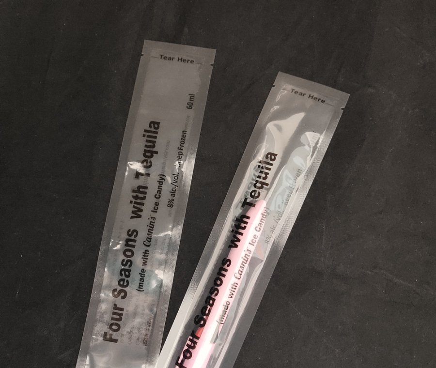 Custom printed ice lolly pouch ice pop packaging