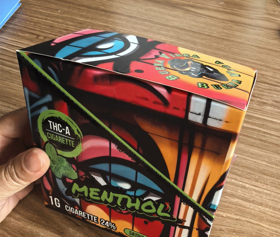 Custom printing display box for blunt wrap 