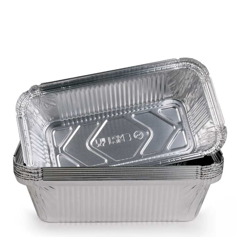 Aluminum foil food container